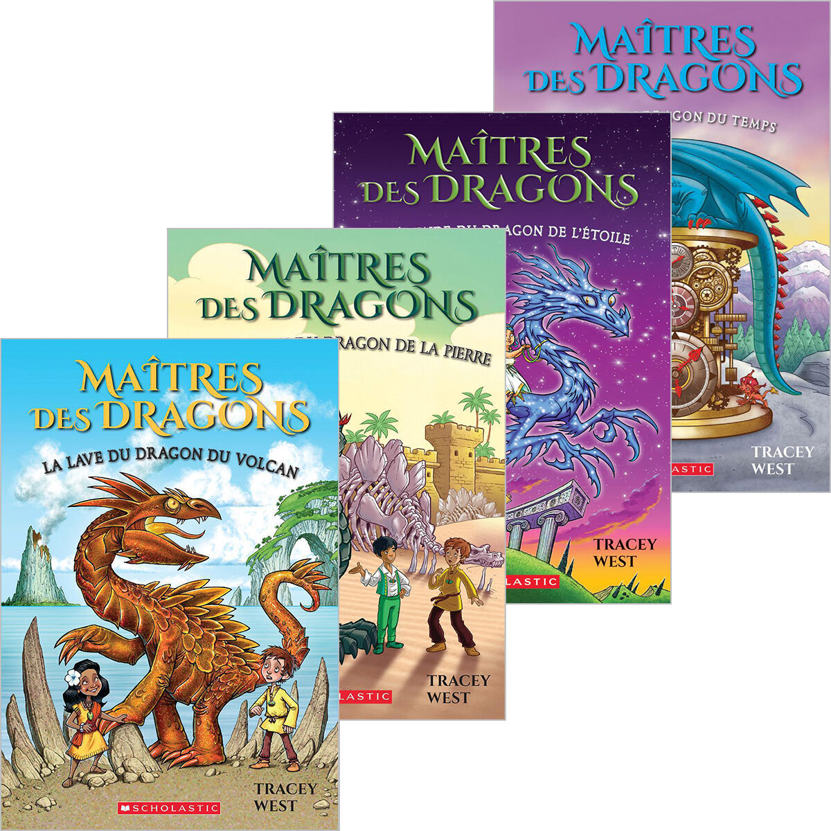 Collection Ma&icirc;tres des dragons - 6 livres