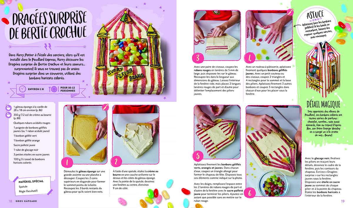 Thumbnail 2 Harry Potter : Le livre de p&acirc;tisserie officiel 