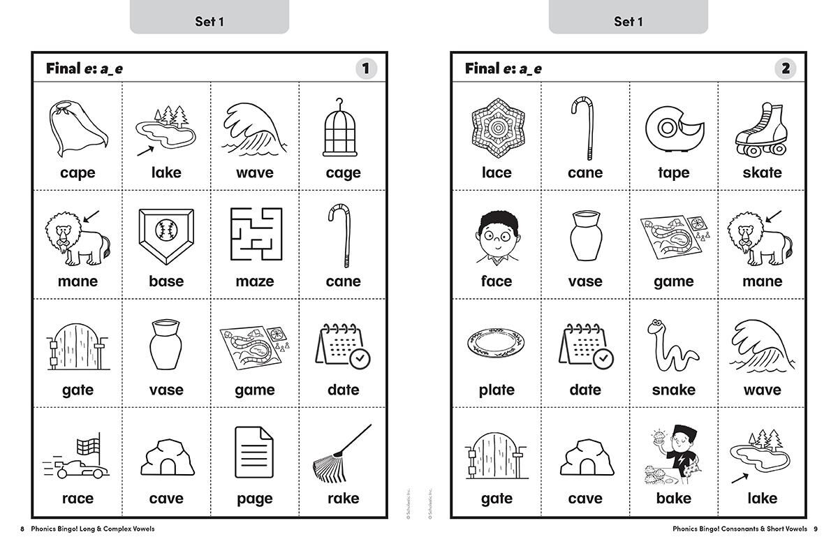 Thumbnail 2 Phonics Bingo! Long &amp; Complex Vowels 