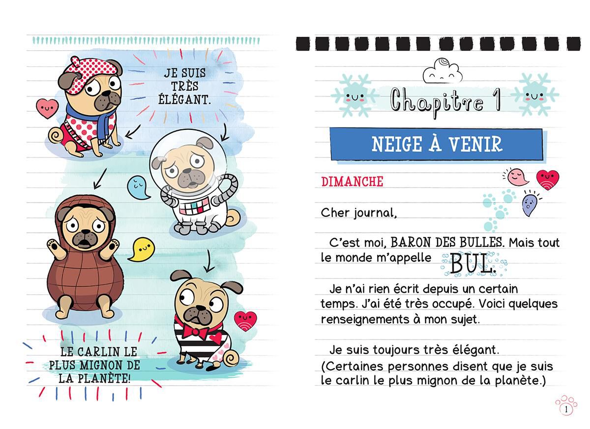 Thumbnail 3 Ensemble Journal d'un carlin : Les jours de neige - 5 livres 