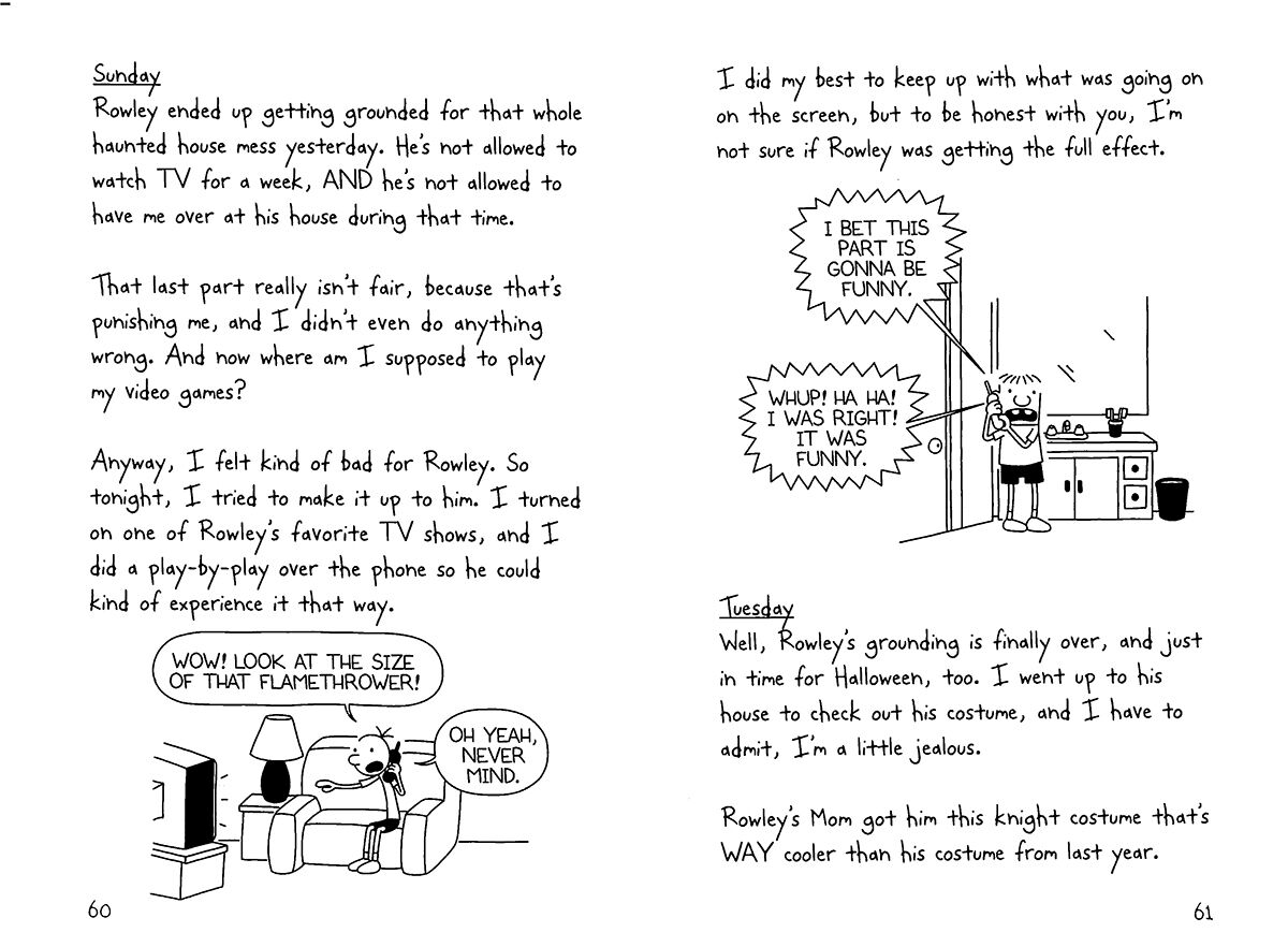 Thumbnail 4 Diary of a Wimpy Kid #1: A Novel in Cartoons 
