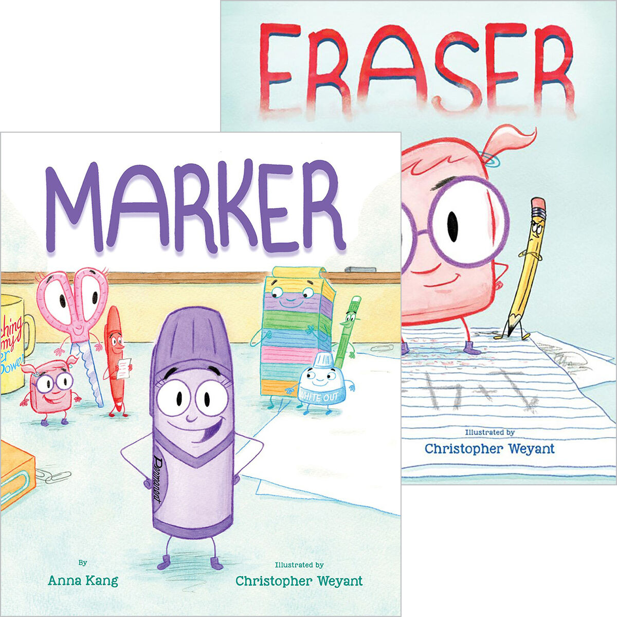 Eraser & Marker Picture Book 2-Pack