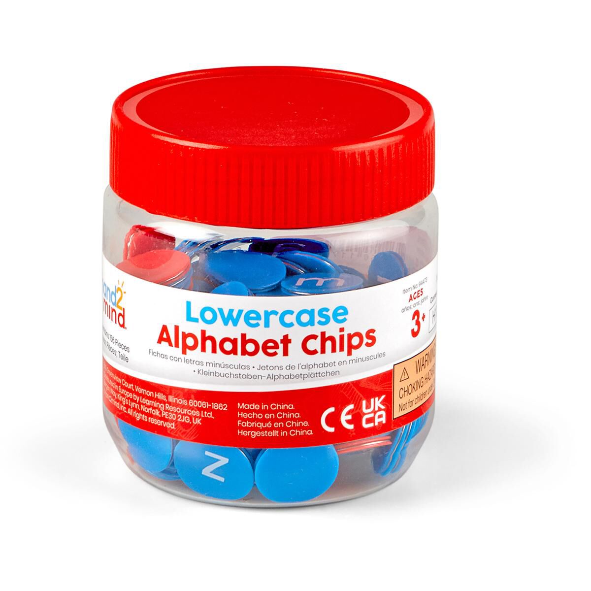  Lowercase Alphabet Chips 