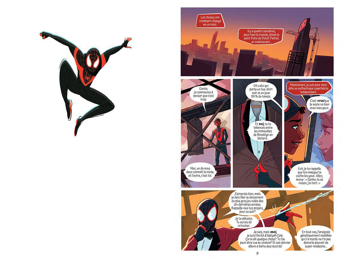 Thumbnail 2 Marvel : Spider-Man la bande dessin&eacute;e : Miles Morales : Monde fig&eacute; 