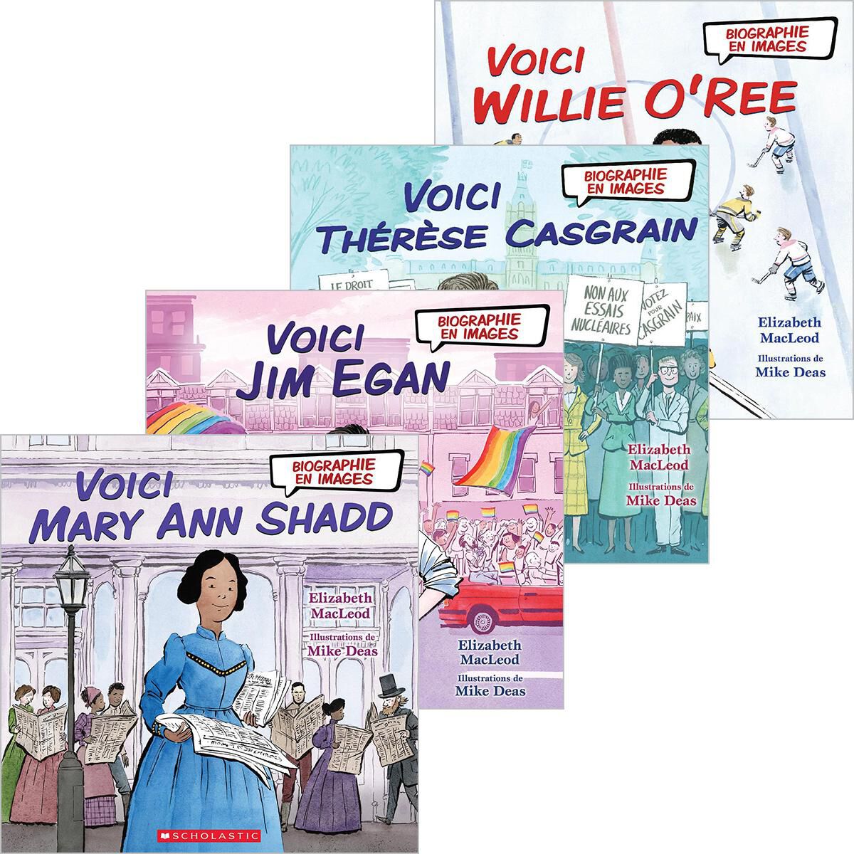 Collection Biographie en images - 9 livres