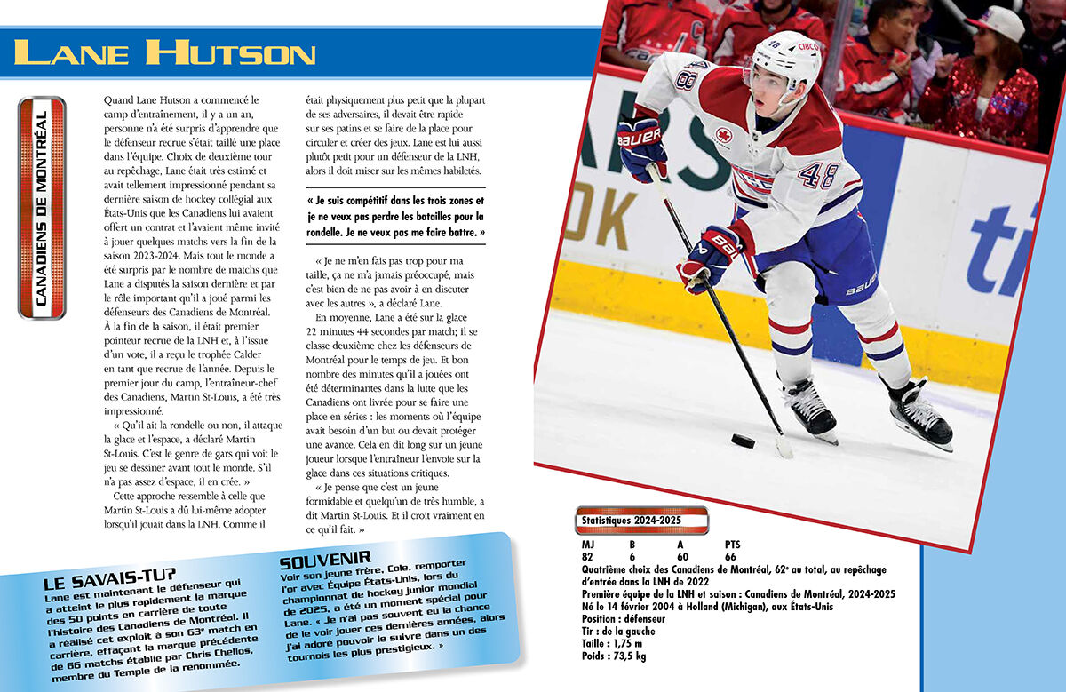 Thumbnail 2 Le hockey : ses supervedettes 2025-2026 