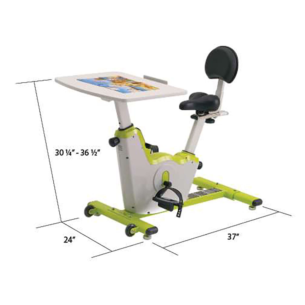 Thumbnail 9Self-Regulation Classroom Pedal Desk with Desktop (Small - Grades PreK - 2)