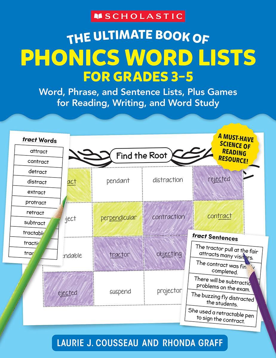  The Ultimate Book of Phonics Word Lists: Grades 3-5 