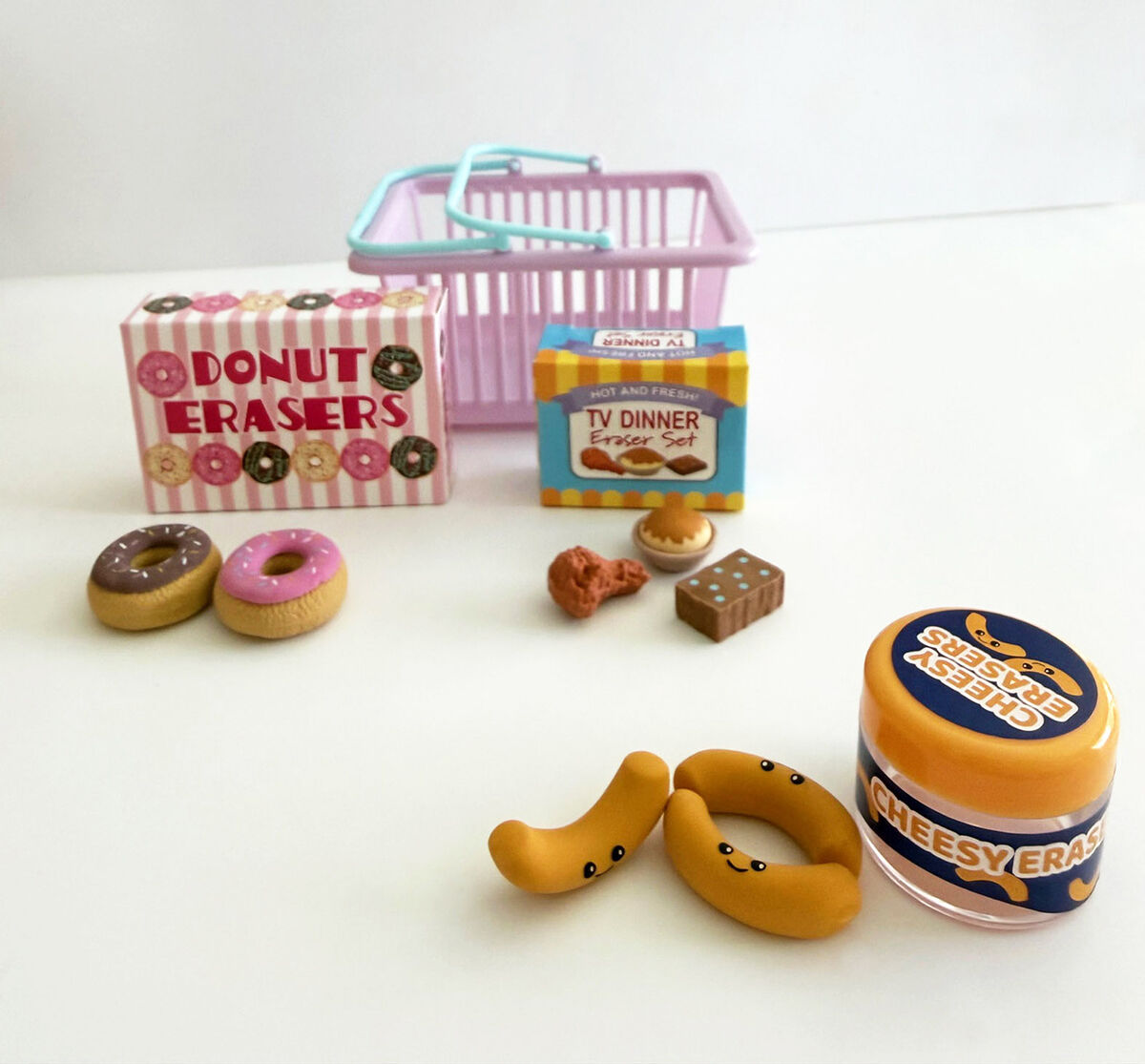 Thumbnail 3 Grocery Cart/Basket School Supplies Set 