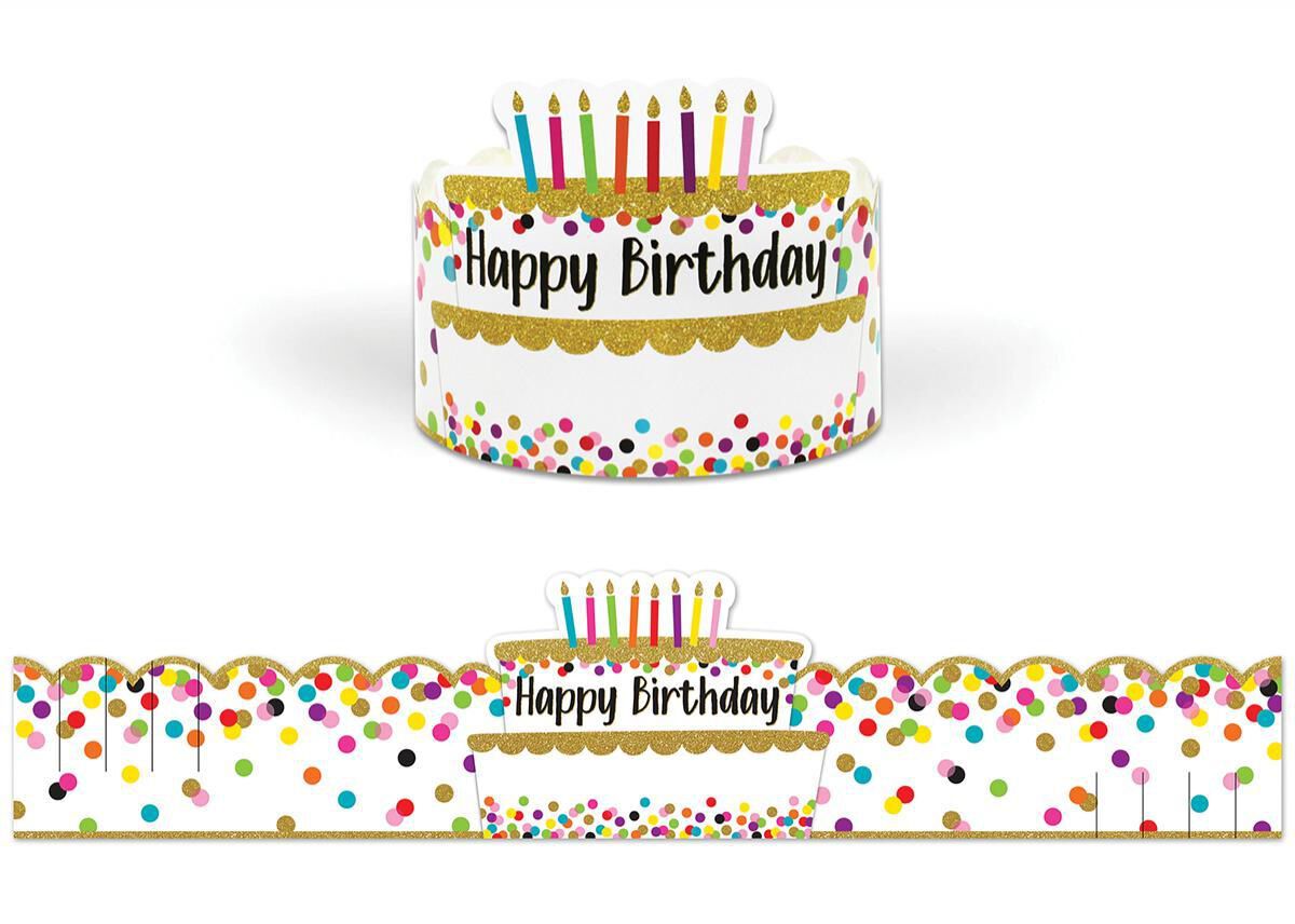 Thumbnail 3Confetti Happy Birthday Crowns
