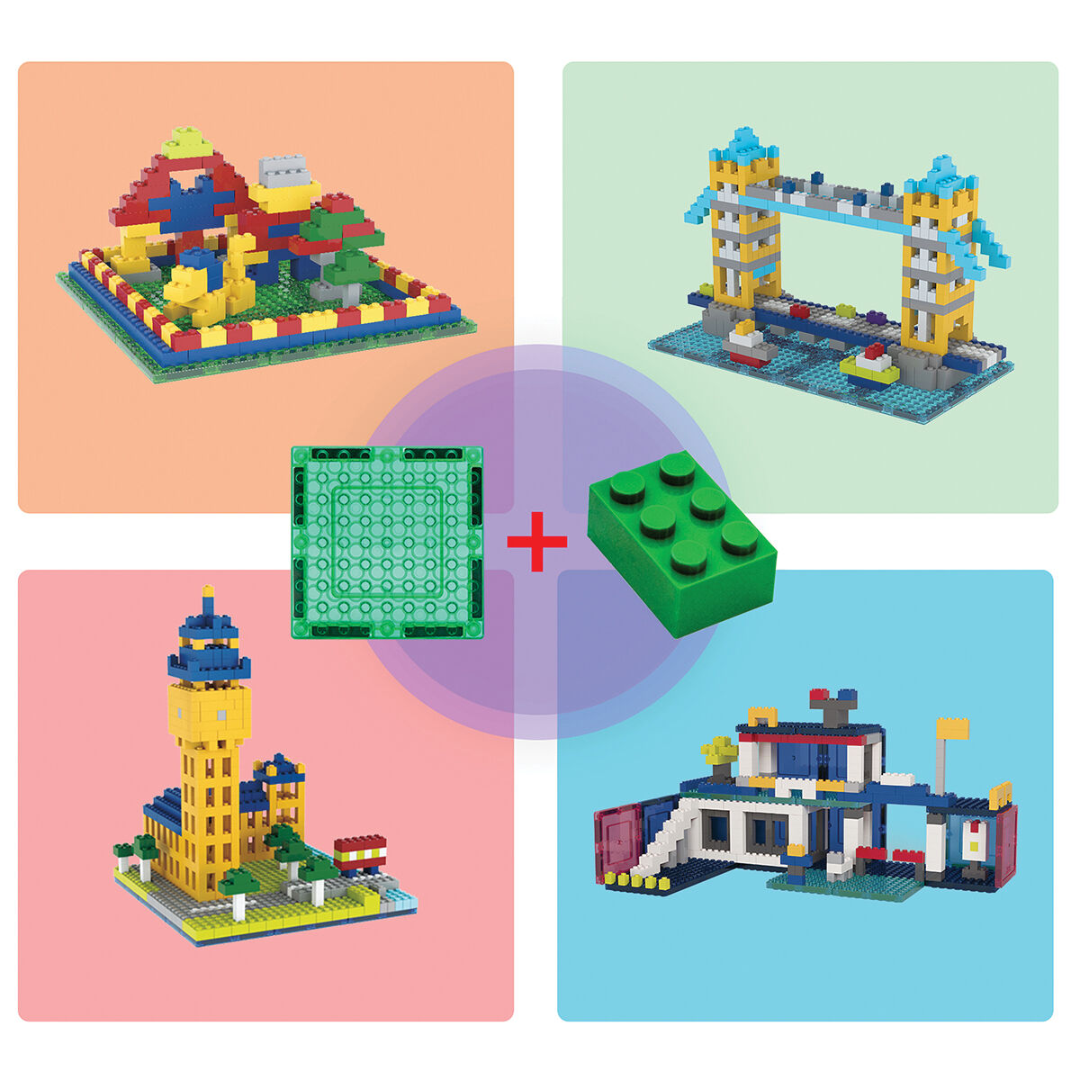Thumbnail 4Picasso Tiles&reg; Magnetic Brick Tile & Building Bricks