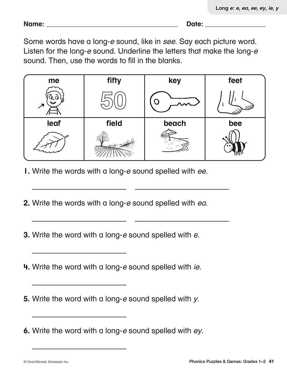 Thumbnail 4 Phonics Puzzles &amp; Games: Grades 1-2 