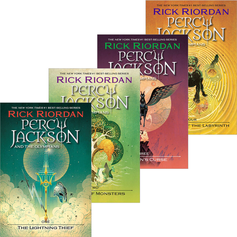 Rick Riordan PERCY JACKSON & THE OLYMPIANS Series Set Book 1-5: Rick  Riordan: : Books