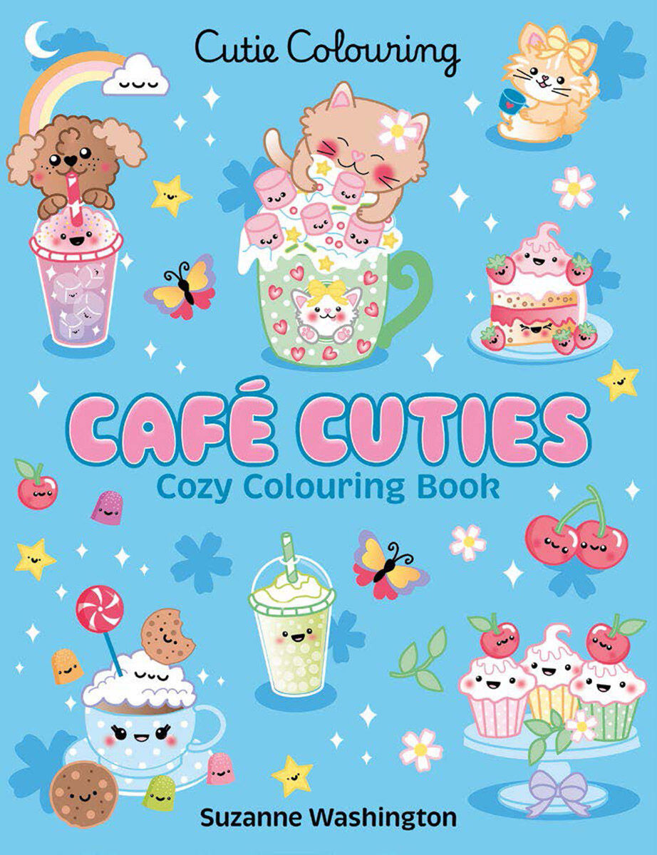Cafe Cuties: Cozy Colouring Book