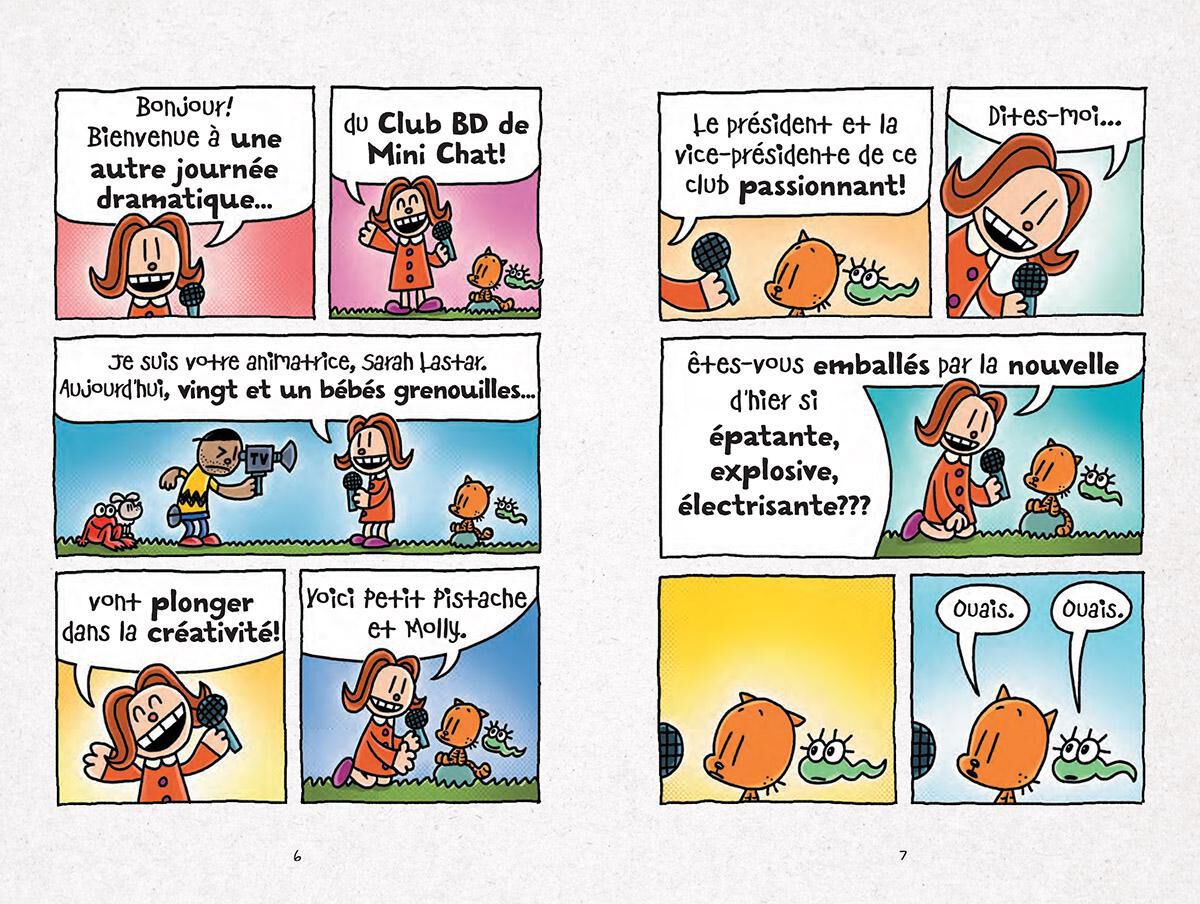 Thumbnail 2 Mini Chat et son club BD : Collaborations - Tome 4 