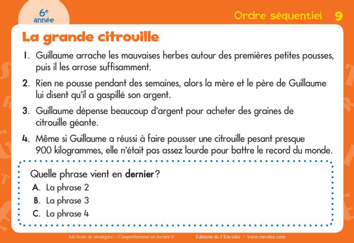 Thumbnail 2Ma bo&icirc;te de strat&eacute;gies : Compr&eacute;hension en lecture 6