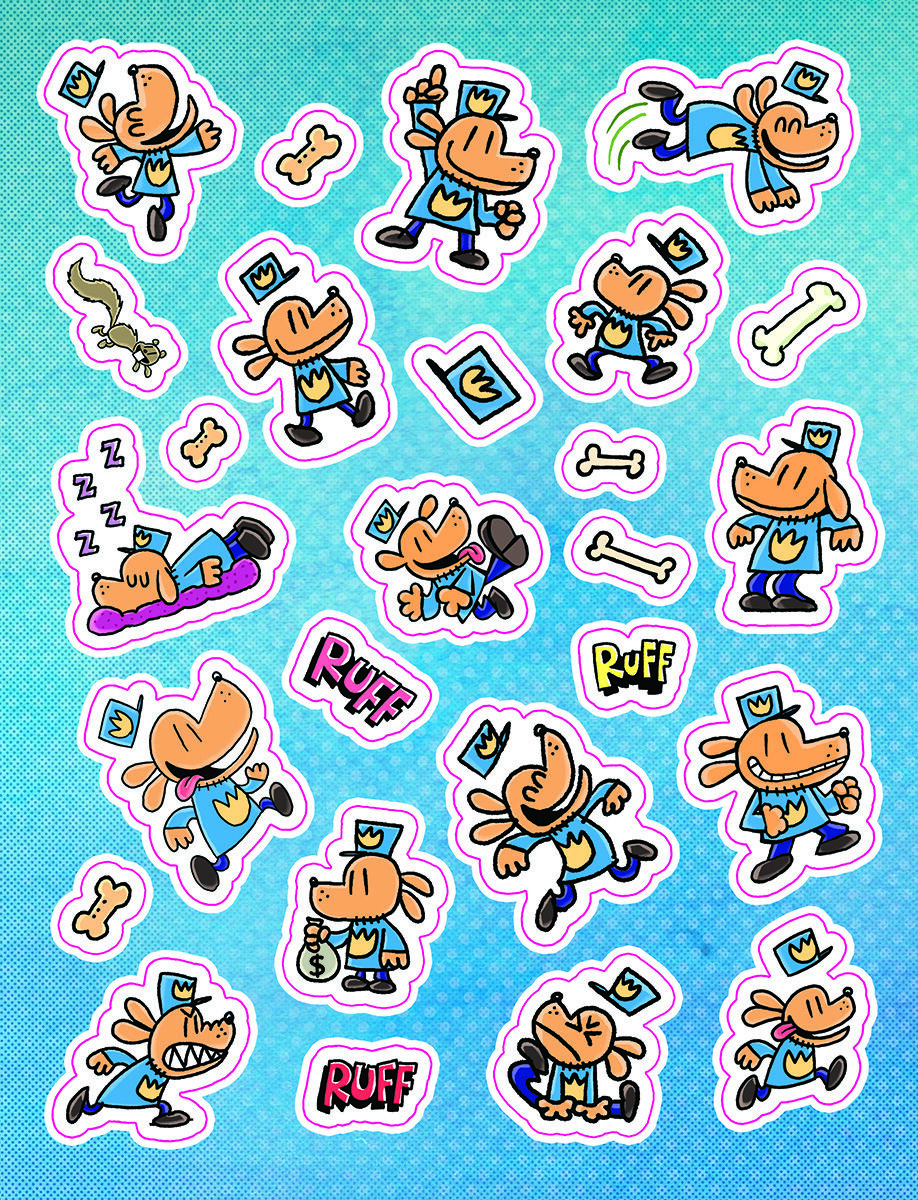 Thumbnail 4 Dog Man Sticker Book 