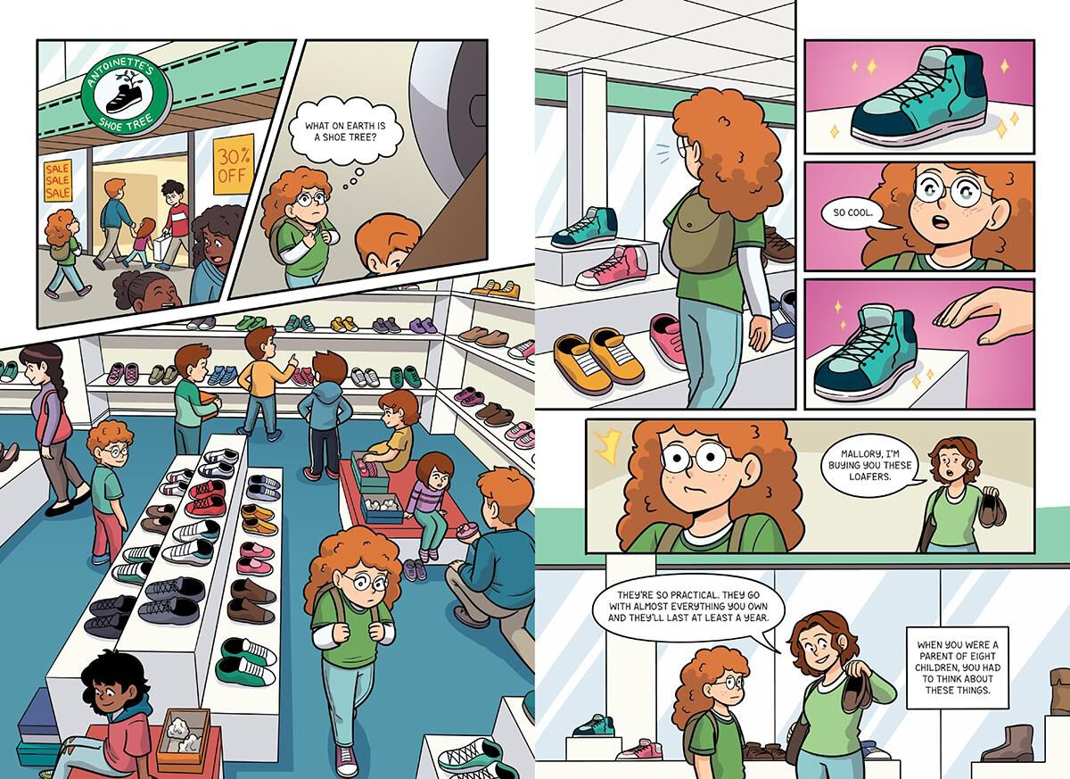 Thumbnail 4 The Baby-Sitters Club&reg; Graphic Novel #17: Mallory and the Trouble with Twins 