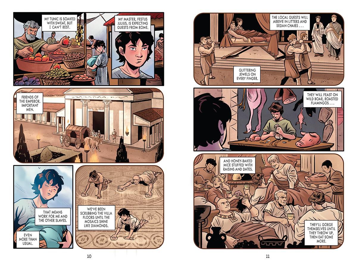 Thumbnail 3 The Graphic Novel #10: I Survived the Destruction of Pompeii, AD 79 