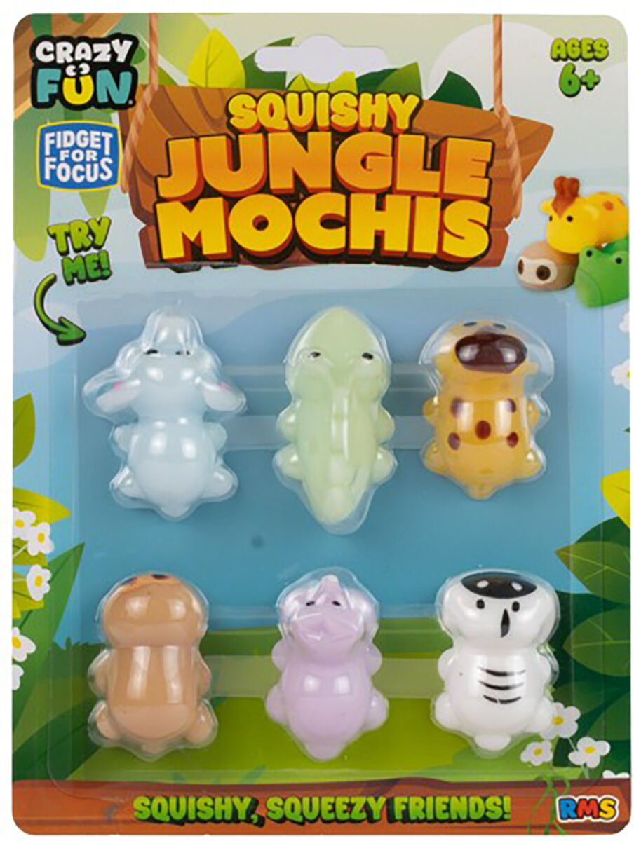 Squishy Jungle Mochis Set of 6