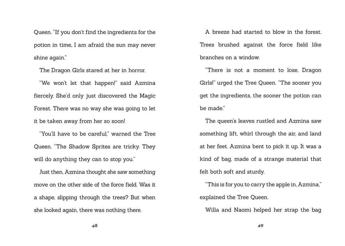 Thumbnail 3 Dragon Girls #1: Azmina the Gold Glitter Dragon 