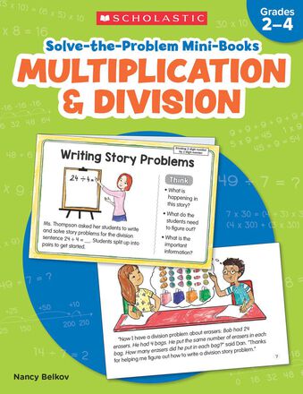  Solve-the-Problem Mini-Books: Multiplication &amp; Division 