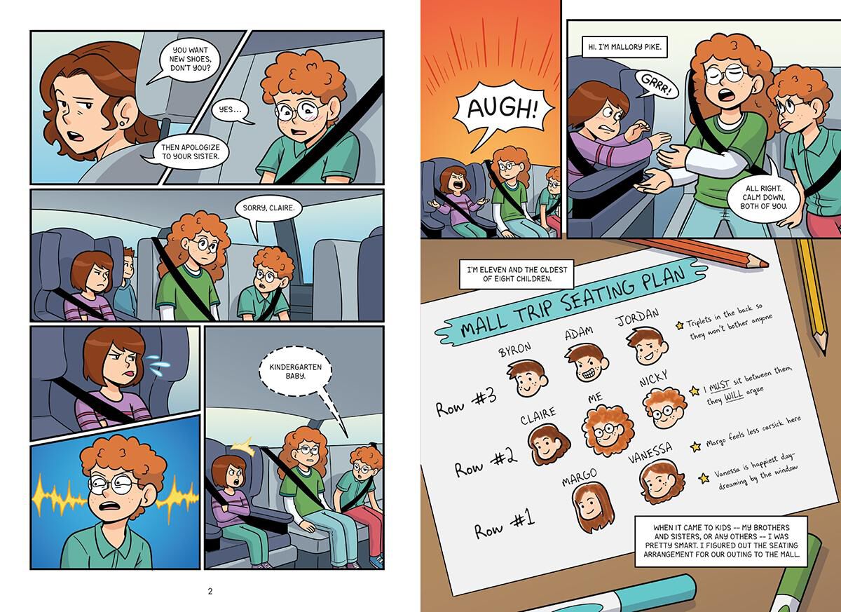 Thumbnail 2 The Baby-Sitters Club&reg; Graphic Novel #17: Mallory and the Trouble with Twins 