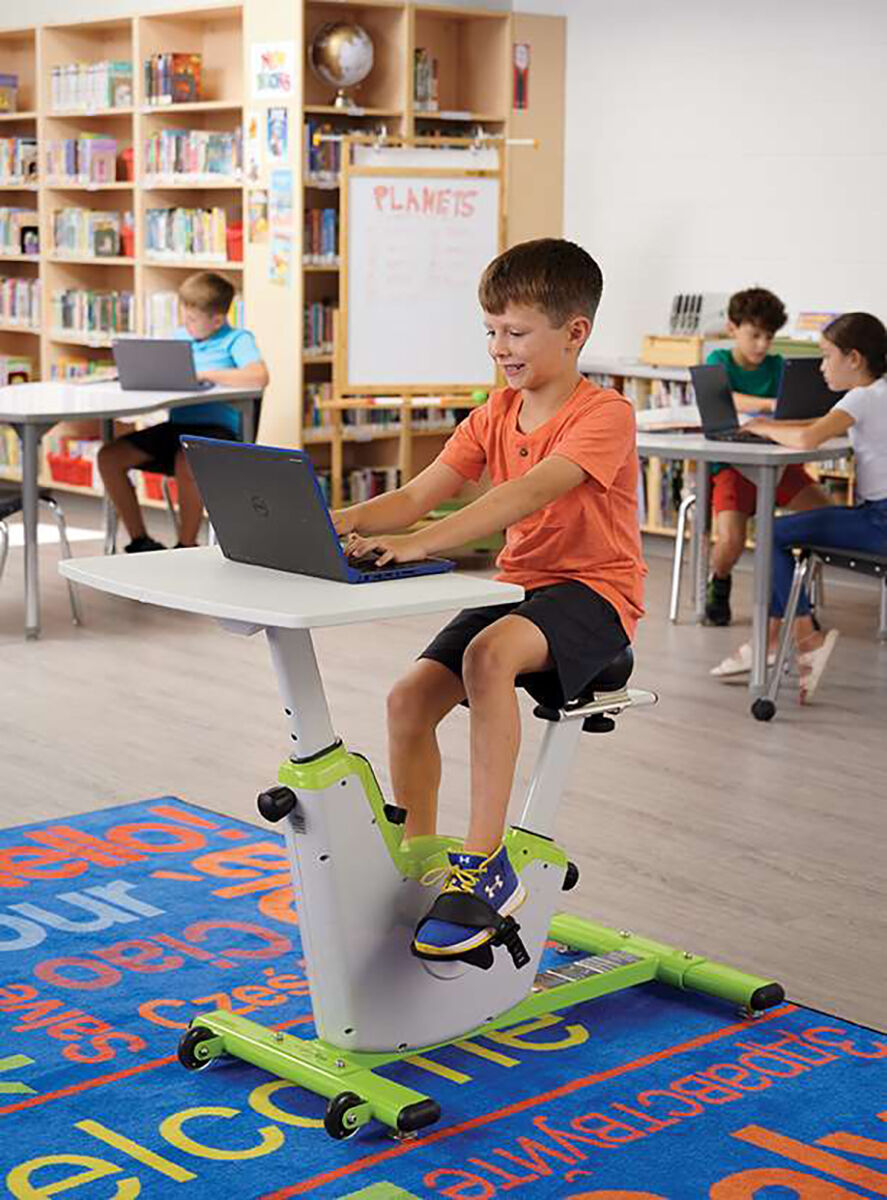 Thumbnail 10Self-Regulation Classroom Pedal Desk with Desktop (Small - Grades PreK - 2)