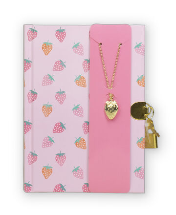 Strawberry Diary with Necklace   Strawberry Diary with Necklace