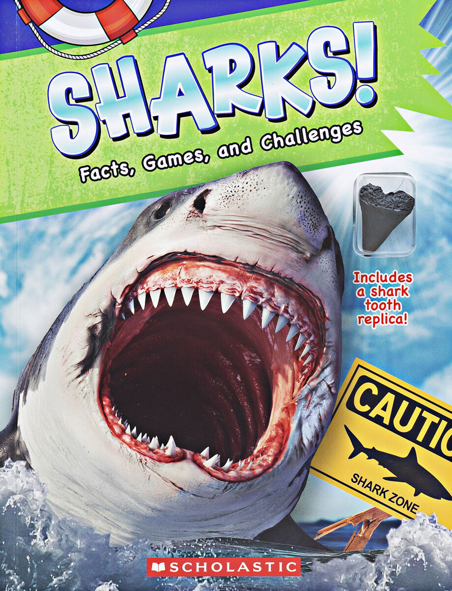  Sharks!: Facts, Games, and Challenges 