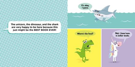 A Unicorn, a Dinosaur, and a Shark Walk into a Book | Scholastic Canada ...