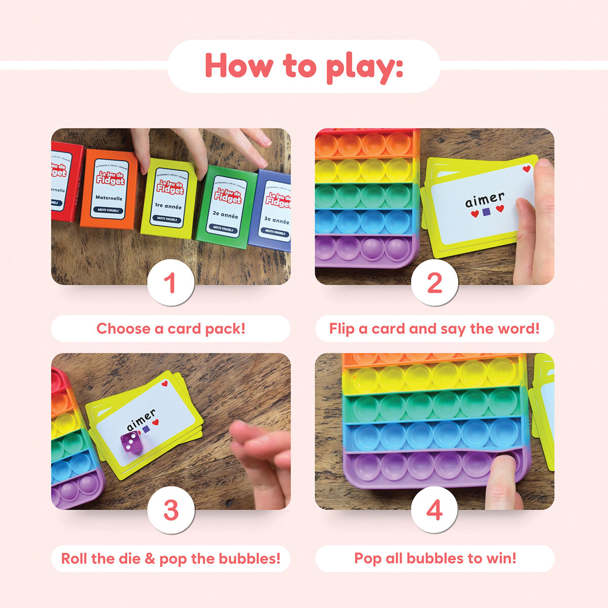 Thumbnail 4 Le jeu de Fidget&reg;:  Mots visuels 