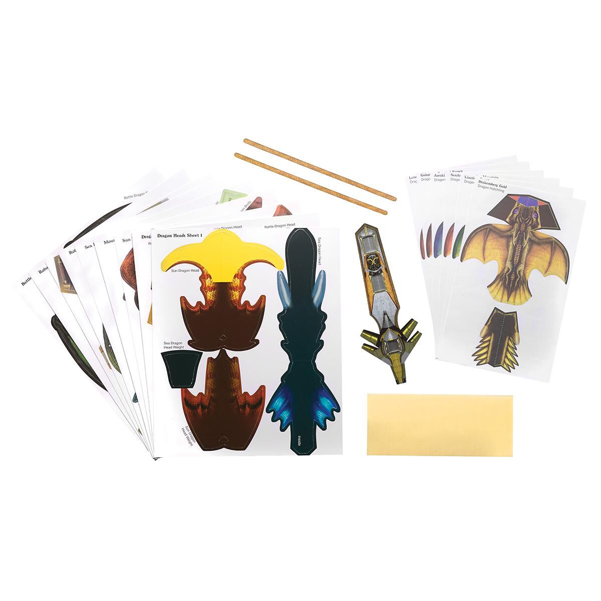 Thumbnail 2 Klutz Paper Flying Dragons: Design and Build Your Own Fantastic Flyers 