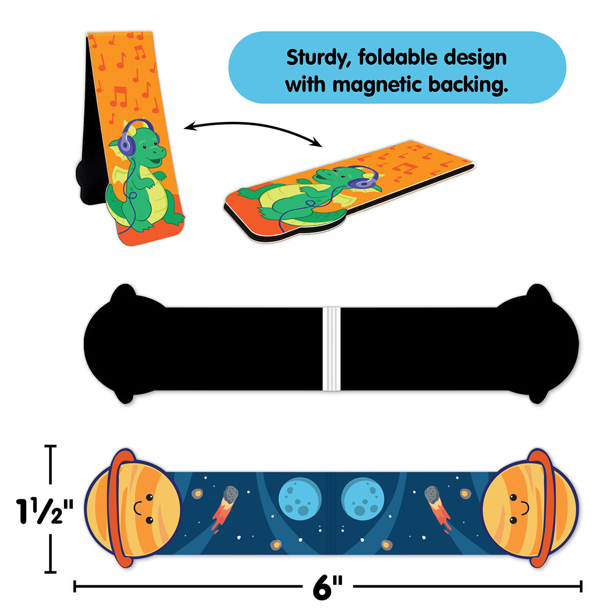 Thumbnail 2Magnetic Bookmarks 40-Pack