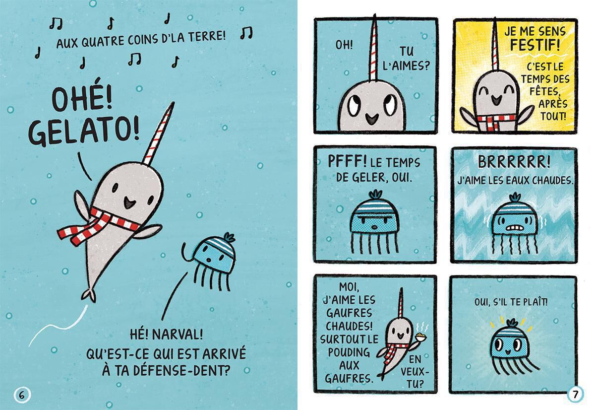 Thumbnail 2Les aventures de Narval et Gelato : N&deg; 5 - Joyeux Narvo&euml;l!