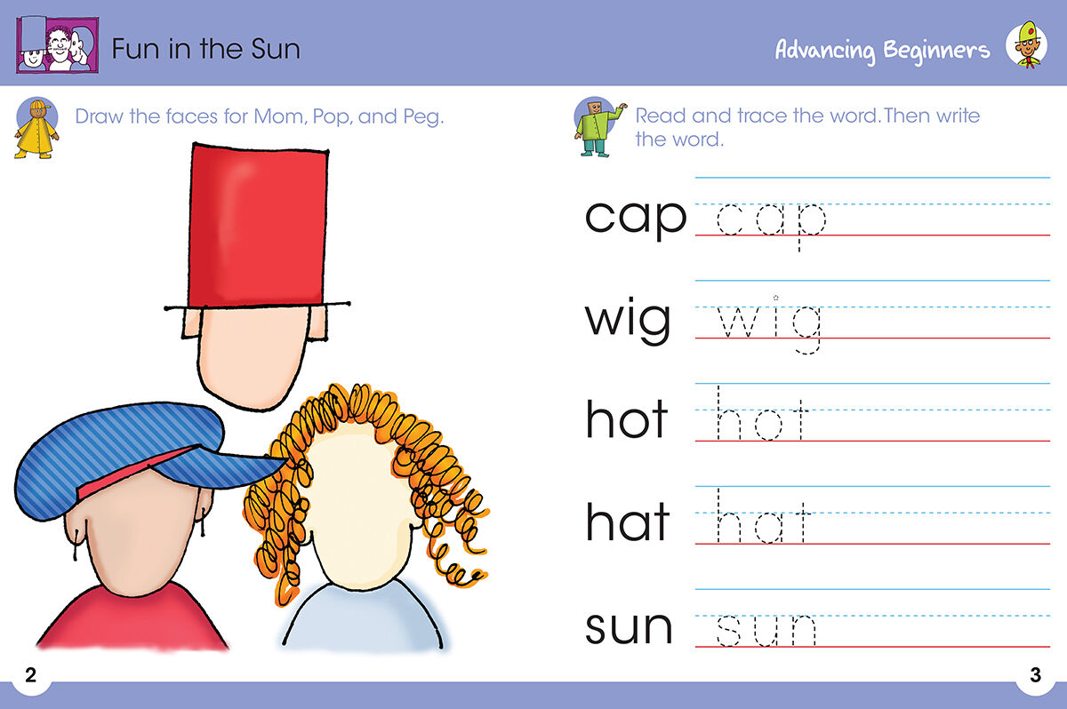 Thumbnail 2 Bob Books Wipe-Clean Workbook: Advancing Beginners 