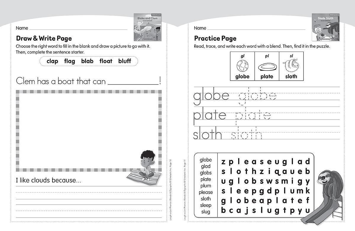 Thumbnail 3Laugh-a-Lot! Phonics: Blends & Digraphs Classroom Set