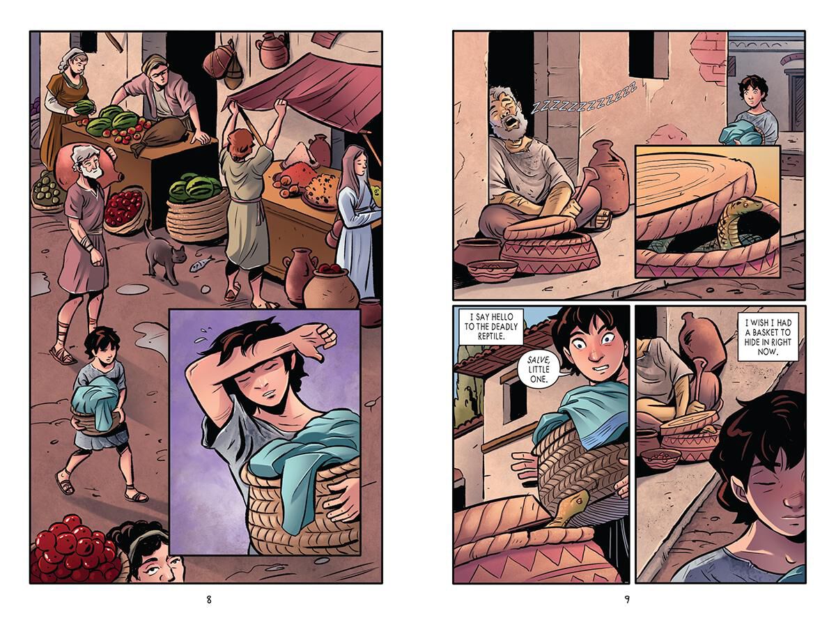 Thumbnail 2 The Graphic Novel #10: I Survived the Destruction of Pompeii, AD 79 