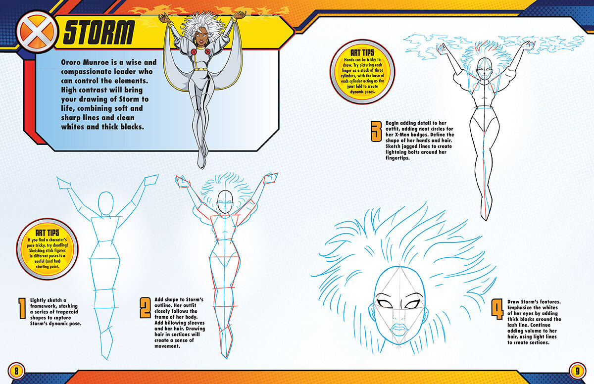 Thumbnail 4 The Official X-Men How to Draw 
