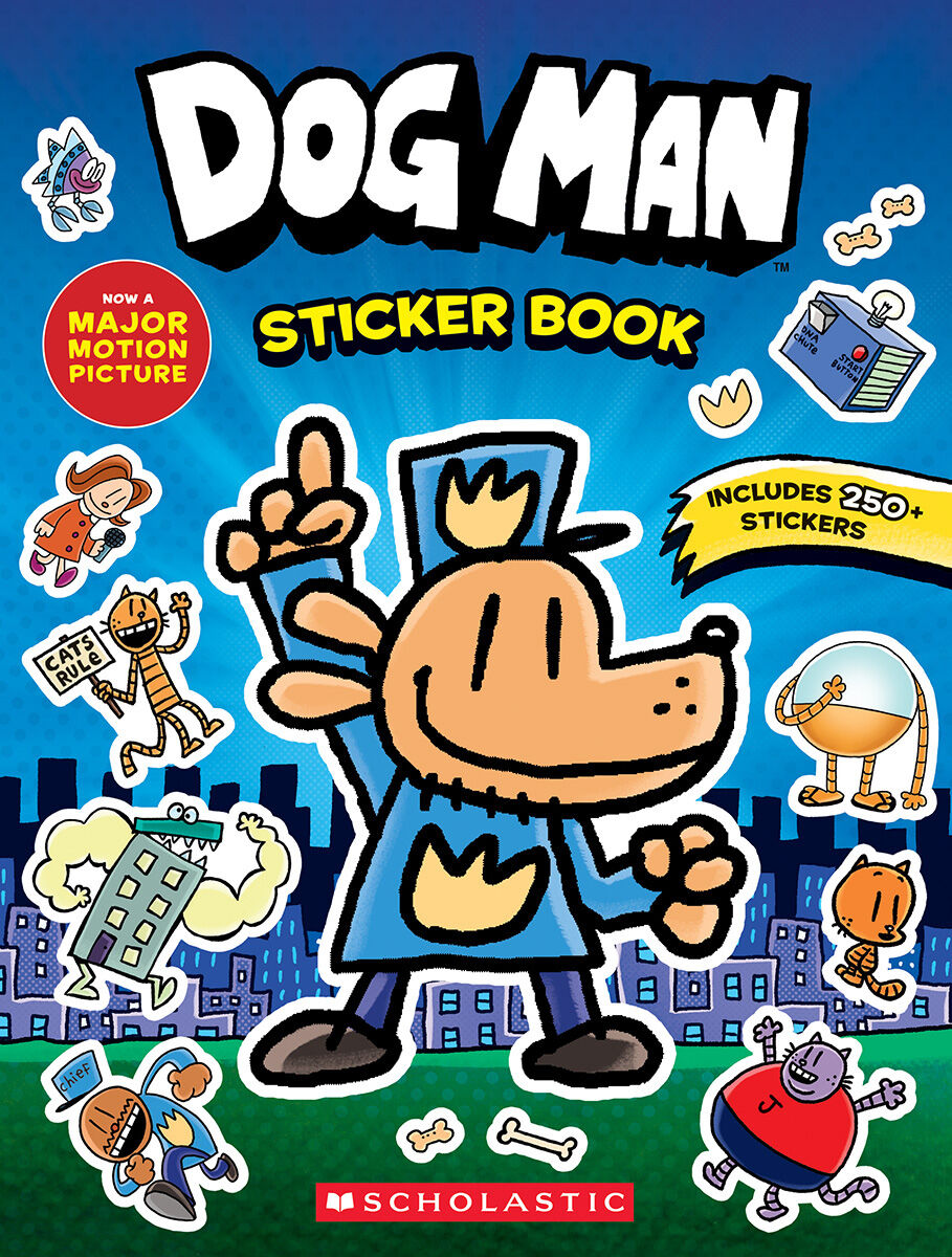  Dog Man Sticker Book 