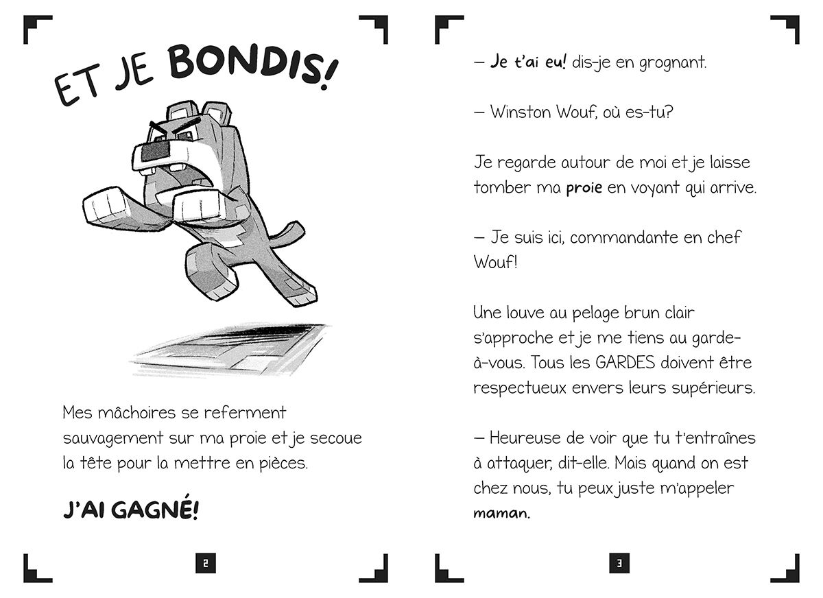 Thumbnail 3 Journal d'un loup de Minecraft : &Agrave; l'attaque - Tome 1 