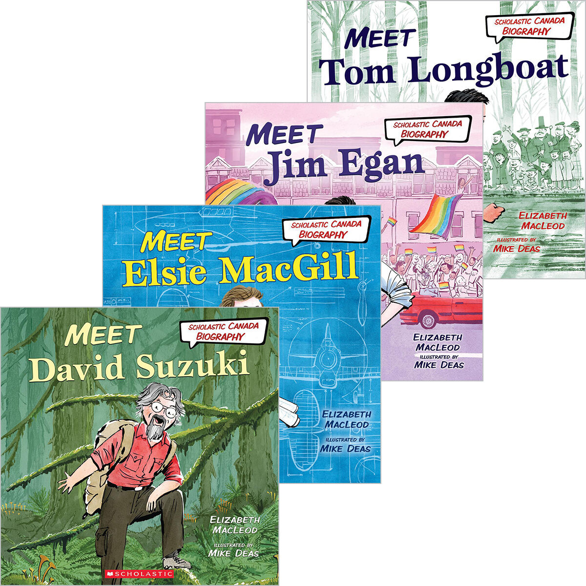  Scholastic Canada Biography Collection 