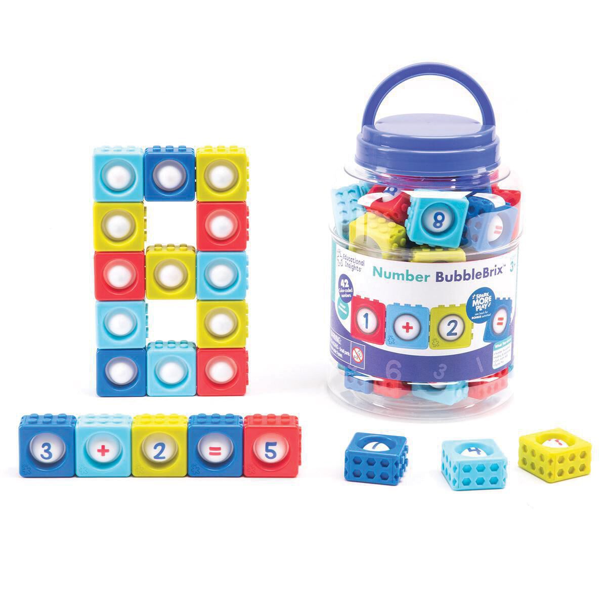 Thumbnail 2Number Fidget BubbleBrix 42-Piece Set