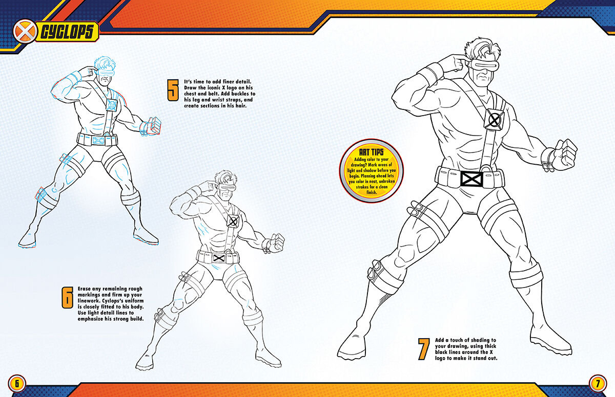 Thumbnail 3 The Official X-Men How to Draw 