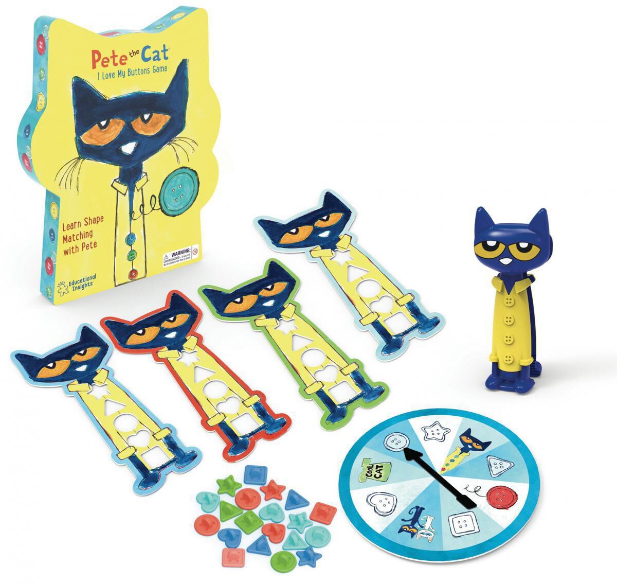  Pete the Cat&reg; I Love My Buttons Game 