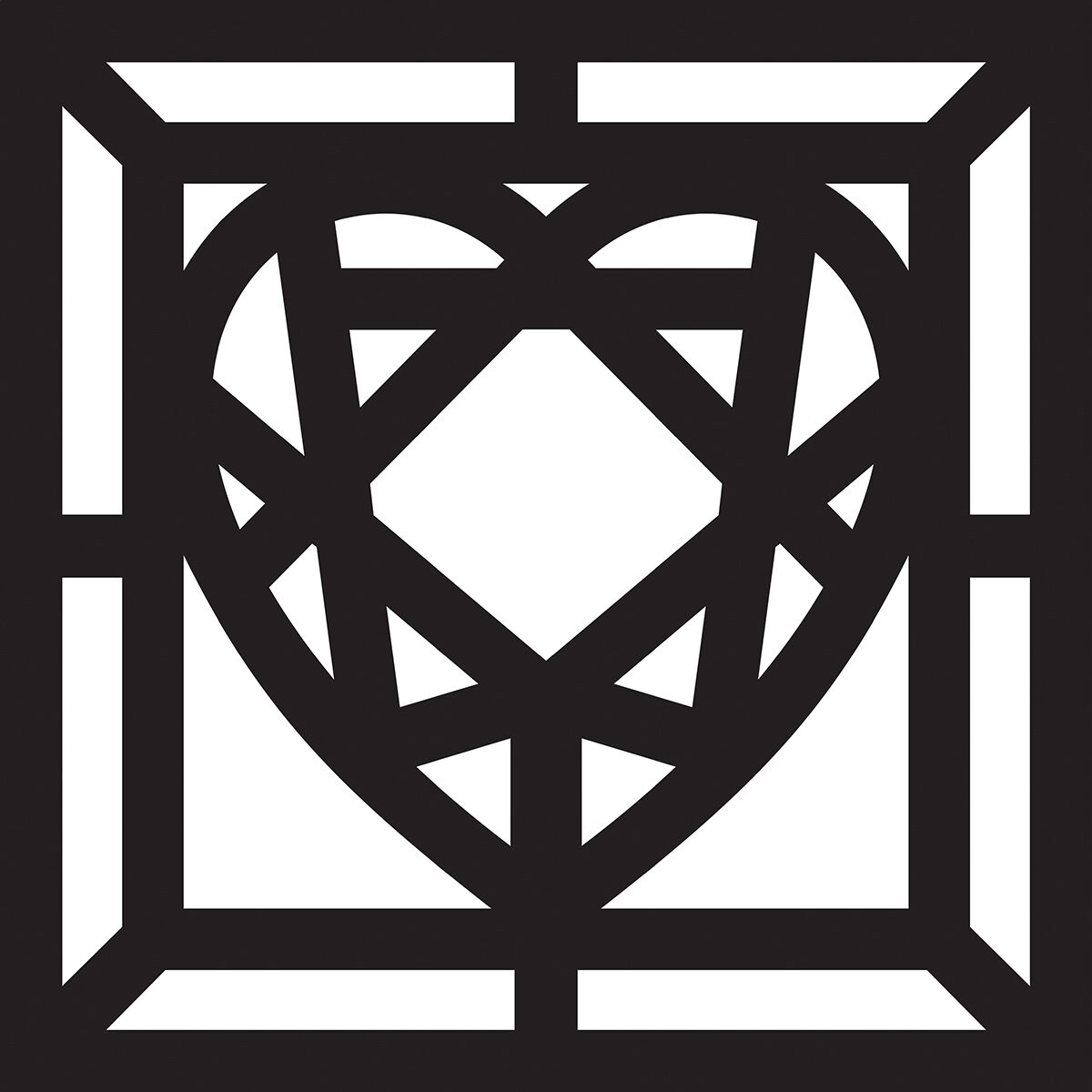 Thumbnail 7 Stained Glass Heart Frames 