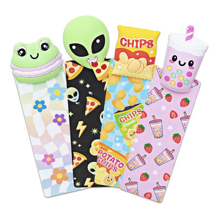3D PVC Shape Bookmarks 12 Pack   3D PVC Shape Bookmarks 12 Pack