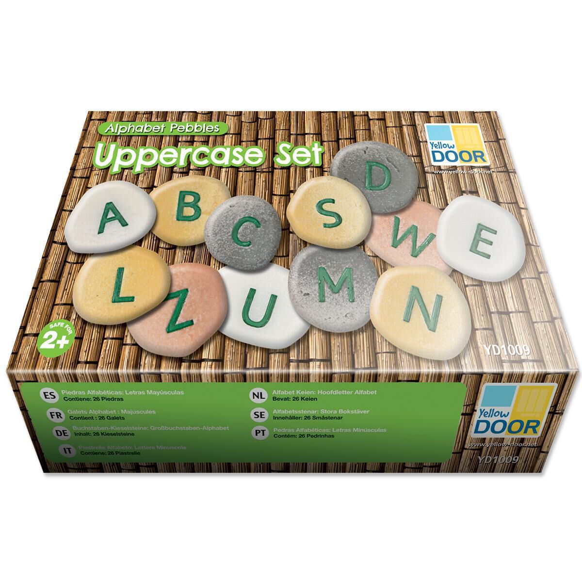  Alphabet sur pierre - Lettres majuscules 