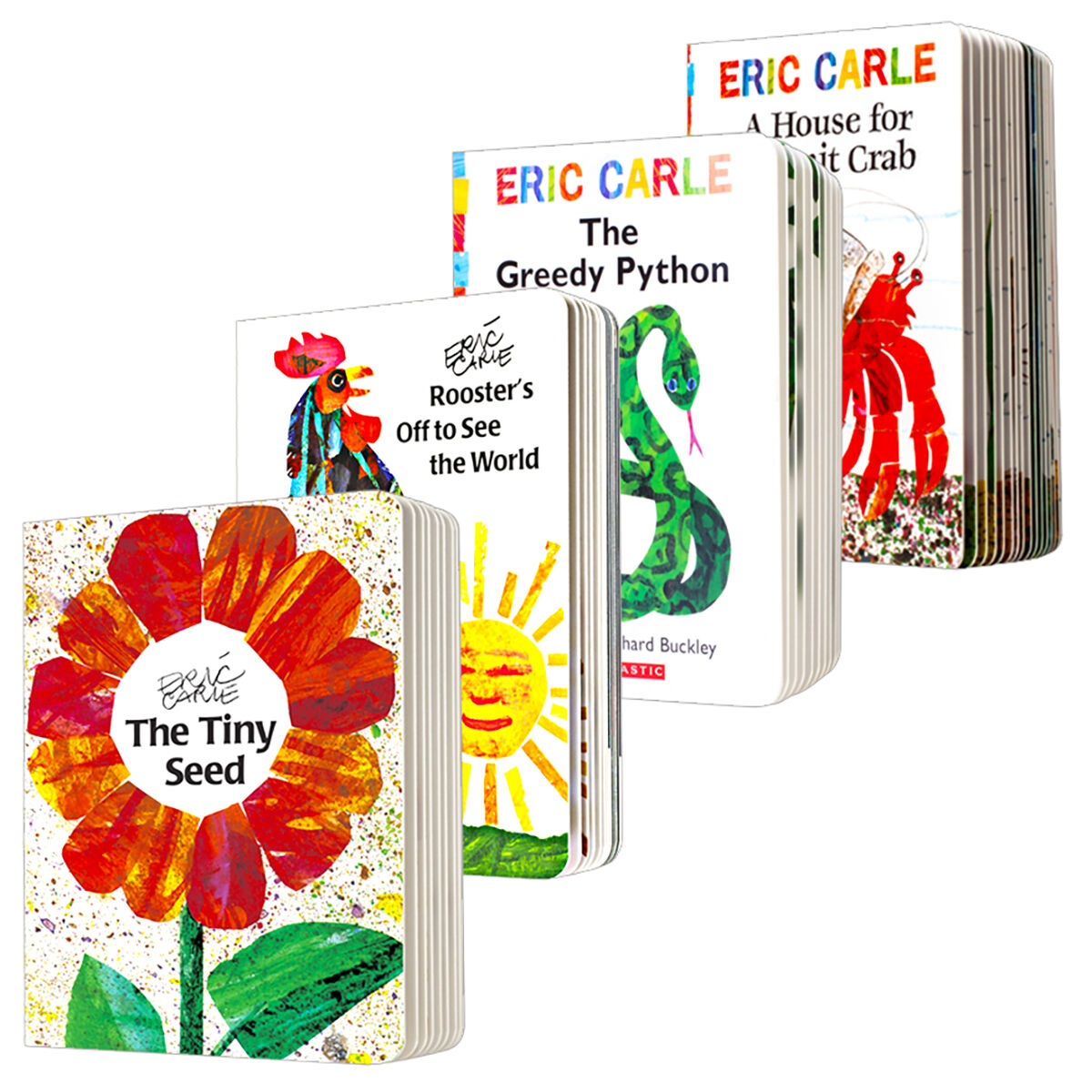  Eric Carle Board Book 4-Pack 