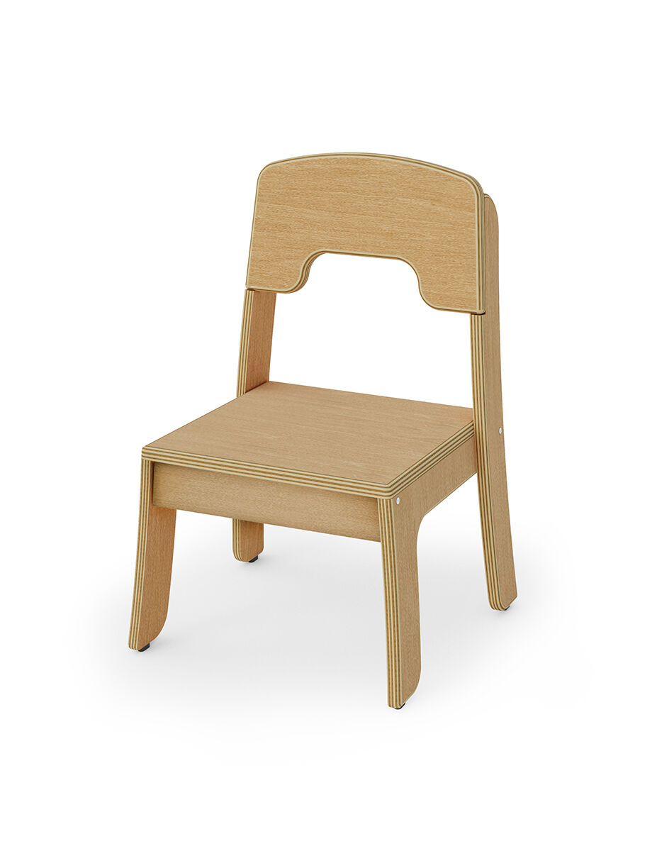 Seoras 25 cm Birch Classroom Chair (Set of 2)